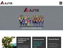 Tablet Screenshot of ajiya.com